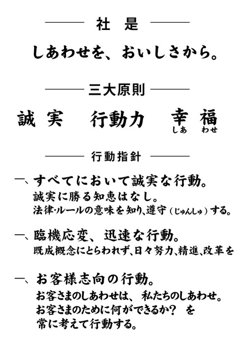 社是行動指針